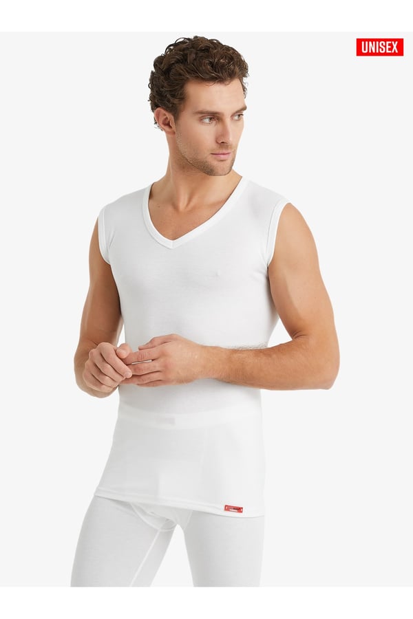 Unisex Termal Tişört 2. Seviye 9243 - Beyaz