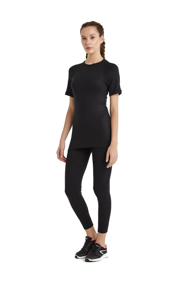 Unisex Termal Tişört 2. Seviye 9258 - Siyah