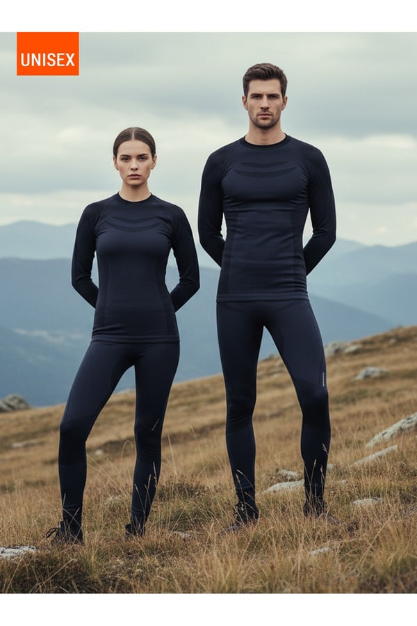 Unisex Termal Tişört Pro 2. Seviye 9571 - Siyah