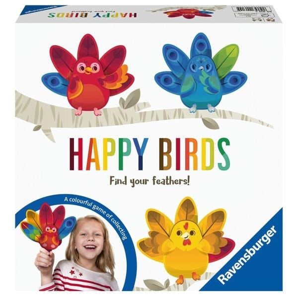 Adore Oyuncak Happy Birds – Ravensburger Renk Eşleme Oyunu (3+ Yaş)