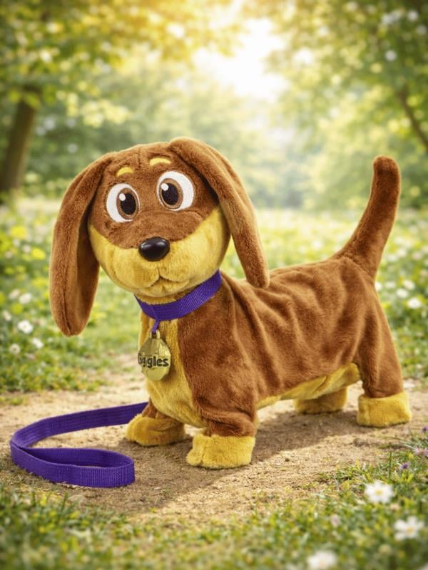 Animagic Köpek Diggles – Yürüyen, Dans Eden İnteraktif Pelüş