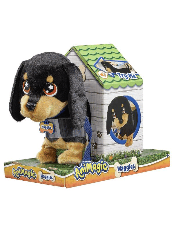 Animagic Sosis Köpek Waggles – Yürüyen İnteraktif Peluş Köpek