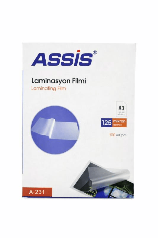 Assis Laminasyon Filmi A3 125 Mic 100 Adet