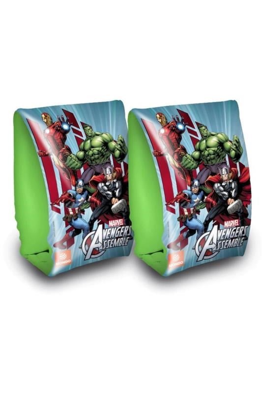Avengers Desenli Şişme Kolluk – 15x25 cm, 2-6 Yaş Arası, Dayanıklı Yüzme Kolluğu