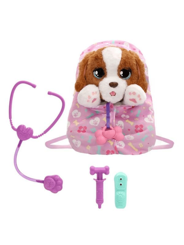 Baby Paws Sesli Peluş Veteriner Seti – 25 cm