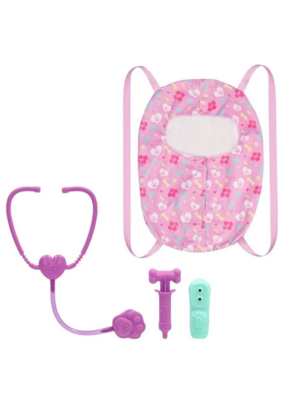 Baby Paws Sesli Peluş Veteriner Seti – 25 cm