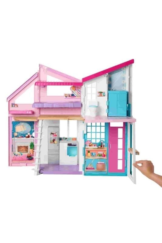 Barbie Muhteşem Malibu Evi – Dönüşebilen 2 Katlı Oyun Evi