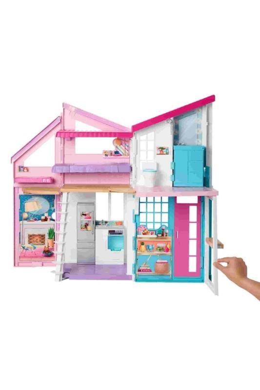 Barbie Muhteşem Malibu Evi – Dönüşebilen 2 Katlı Oyun Evi