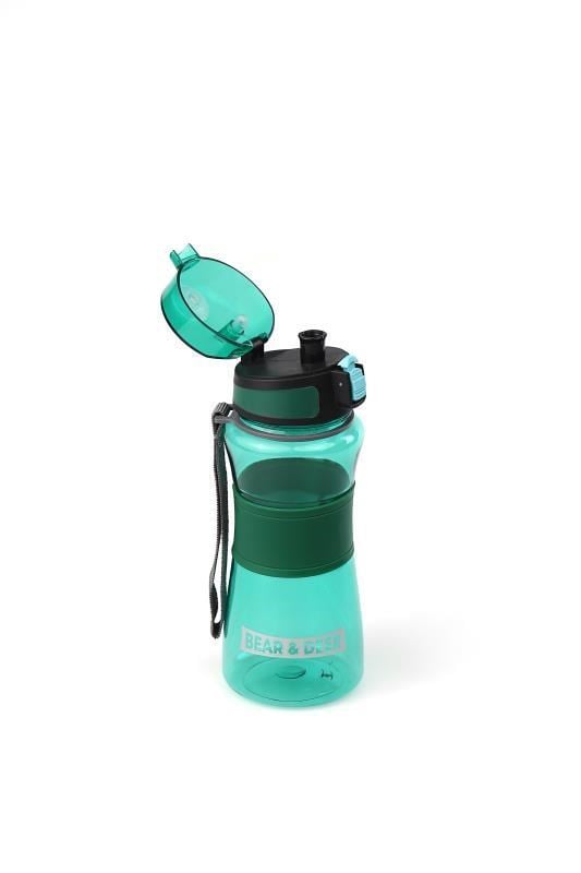Bear&Deer Detoks Filtreli Şeffaf Açık Yeşil Plastik Matara 700 Ml - MT0029-04