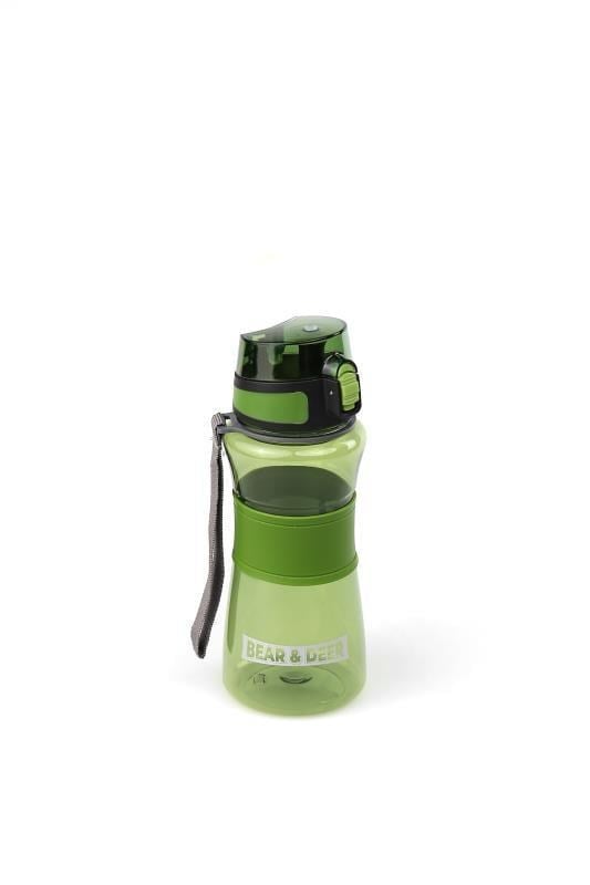 Bear&Deer Detoks Filtreli Şeffaf Koyu Yeşil Plastik Matara 700 Ml - MT0029-02