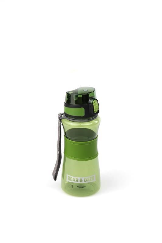 Bear&Deer Detoks Filtreli Şeffaf Koyu Yeşil Plastik Matara 700 Ml - MT0029-02