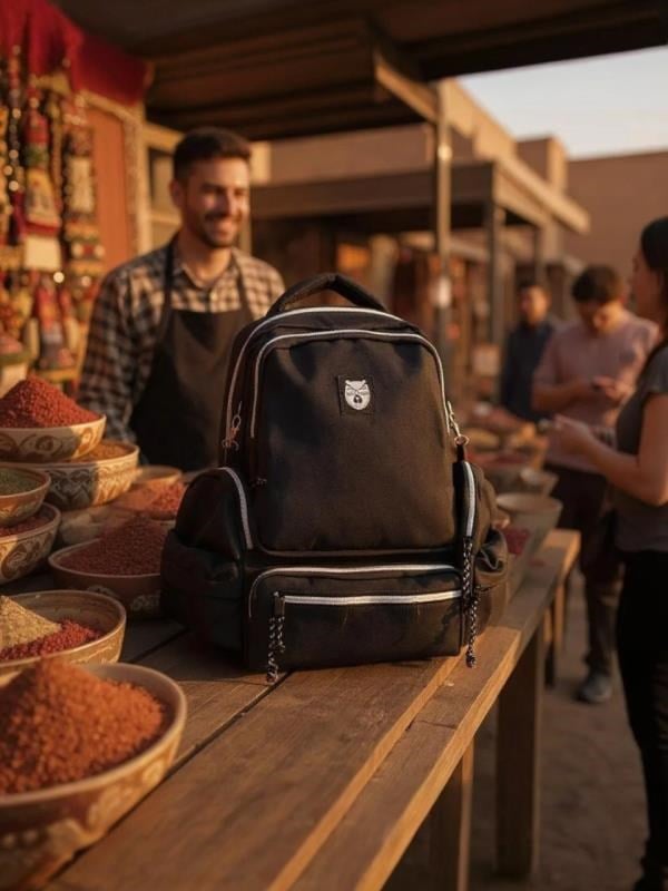 Bear&Deer Kangroo Sırt Çantası Siyah