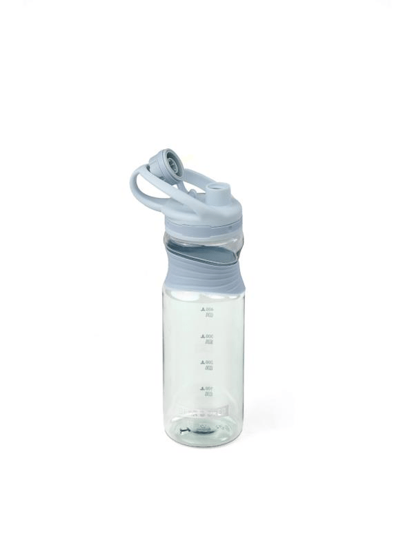 Bear&Deer Silikon Tutacaklı Pastel Mavi Matara 700 Ml - MT0027