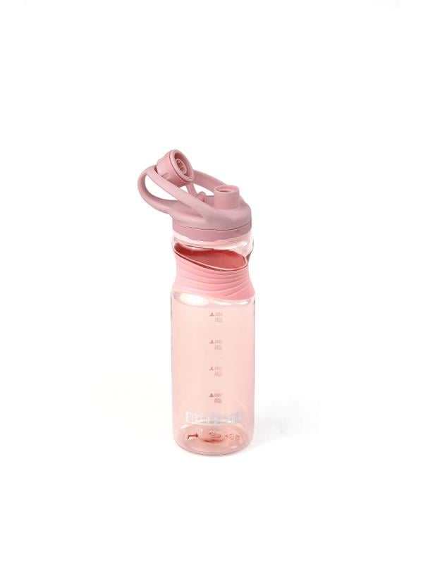 Bear&Deer Silikon Tutacaklı Pastel Pembe Matara 700 Ml - MT0027