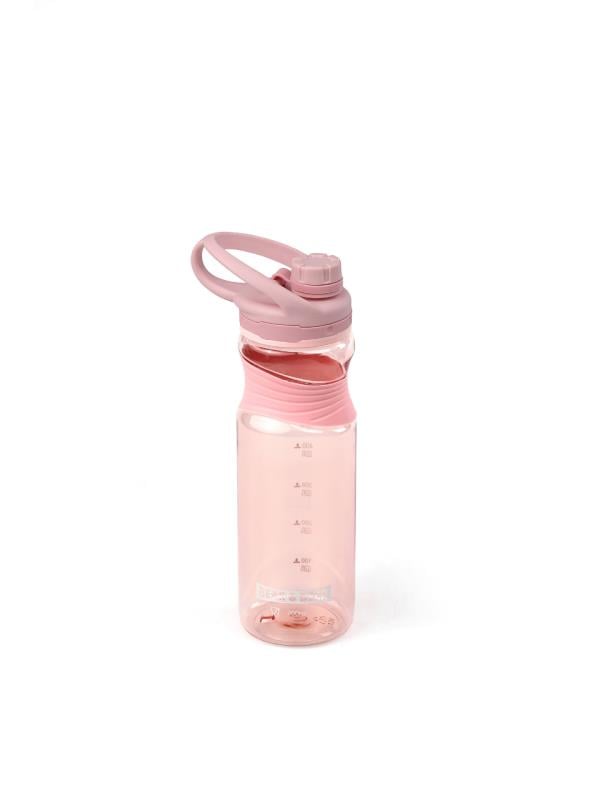 Bear&Deer Silikon Tutacaklı Pastel Pembe Matara 700 Ml - MT0027