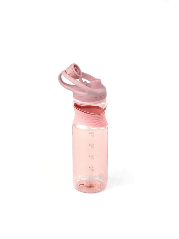 Bear&Deer Silikon Tutacaklı Pastel Pembe Matara 700 Ml - MT0027