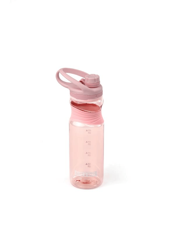 Bear&Deer Silikon Tutacaklı Pastel Pembe Matara 700 Ml - MT0027
