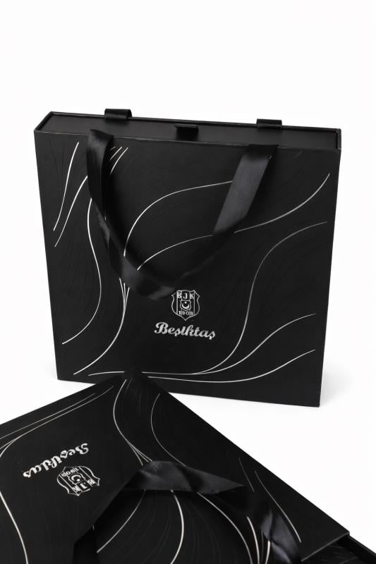 Beşiktaş Premium A5 Defter & Roller Kalem Seti (96 Yaprak Çizgili) – Özel Kutulu