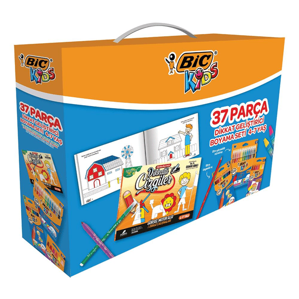 Bic 37 Parça Dikkat Geliştirici Boyama Seti