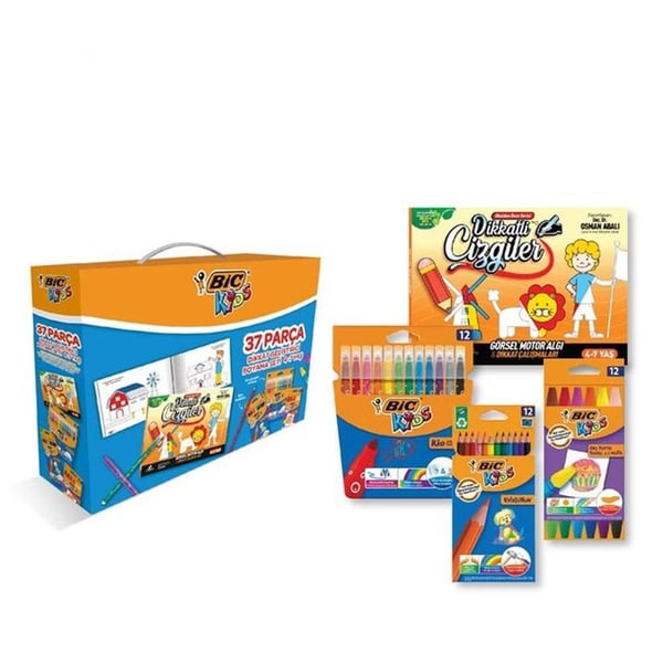 Bic 37 Parça Dikkat Geliştirici Boyama Seti