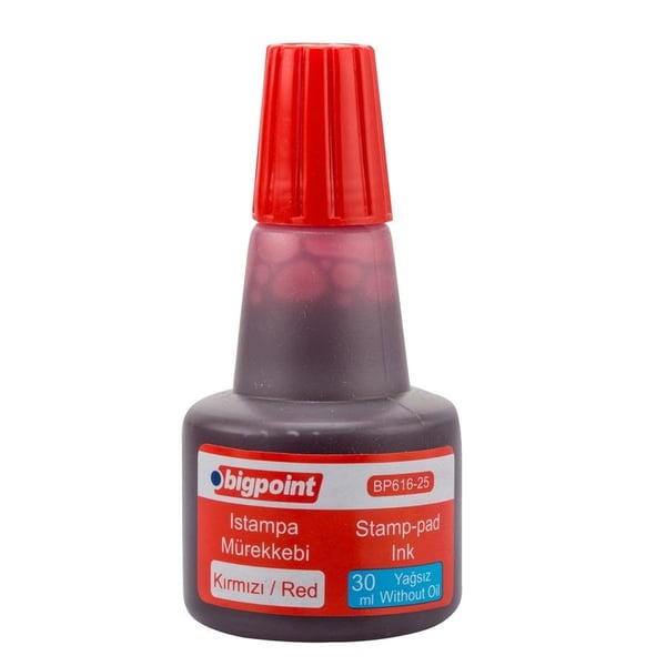Bigpoint Istampa Mürekkebi 30 ml Kırmızı – BP616-25