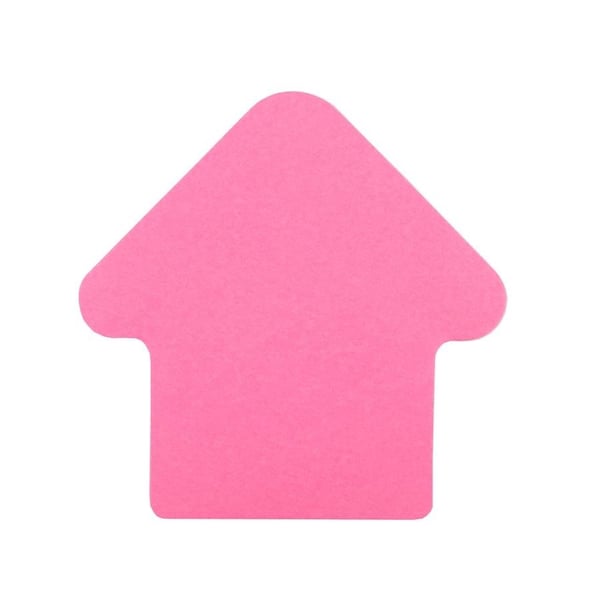 Bigpoint Şekilli Not Kağıdı – Ok Modeli, 75 Yaprak (75×75 mm)