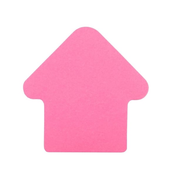 Bigpoint Şekilli Not Kağıdı – Ok Modeli, 75 Yaprak (75×75 mm)