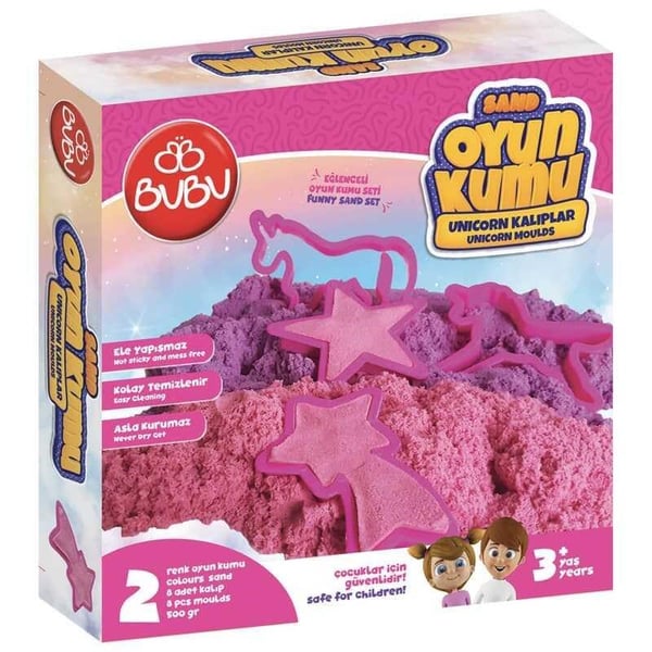 BuBu Oyun Kumu Unıcorn Kalıp 500 Gr 
