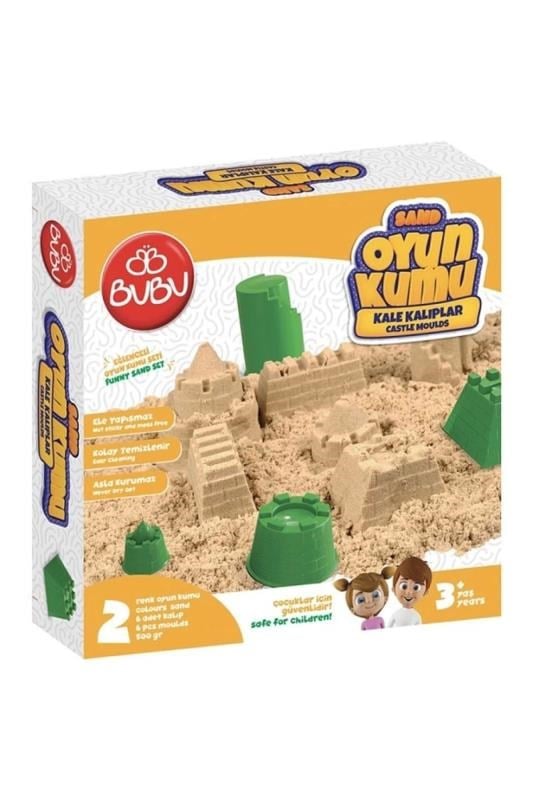BUBU Oyun Kumu ve Kale Kalıplı Set 500 Gr - BUBU-KU0055