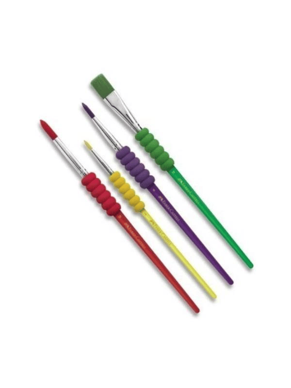 Bubu Soft Touch 4`lü Canlı  Renkler Fırça Seti - FR0006