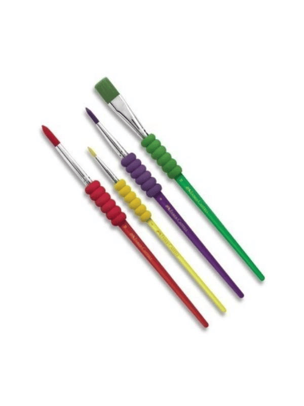 Bubu Soft Touch 4`lü Canlı  Renkler Fırça Seti - FR0006