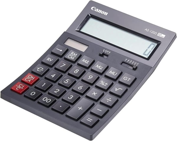 Canon AS-1200 12 Haneli Masaüstü Hesap Makinesi 