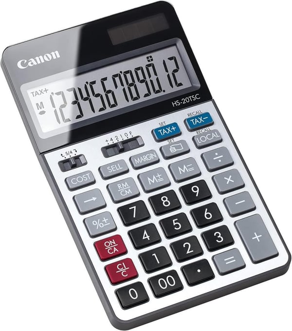 Canon HS-20TSC 12 Haneli Masaüstü Hesap Makinesi
