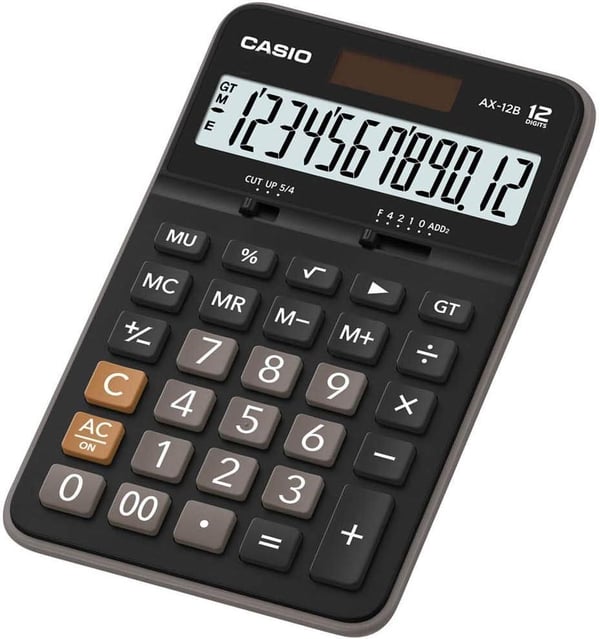 Casio AX-12B 12 Hane Masa Üstü Hesap Makinesi