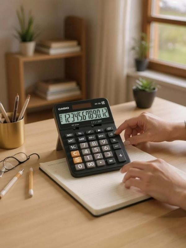 Casio AX-12B 12 Hane Masa Üstü Hesap Makinesi