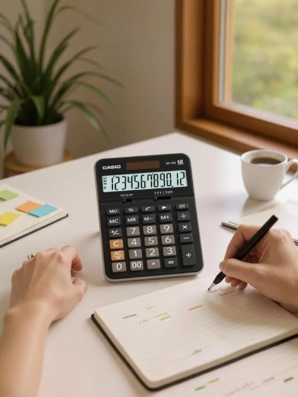 Casio AX-12B 12 Hane Masa Üstü Hesap Makinesi