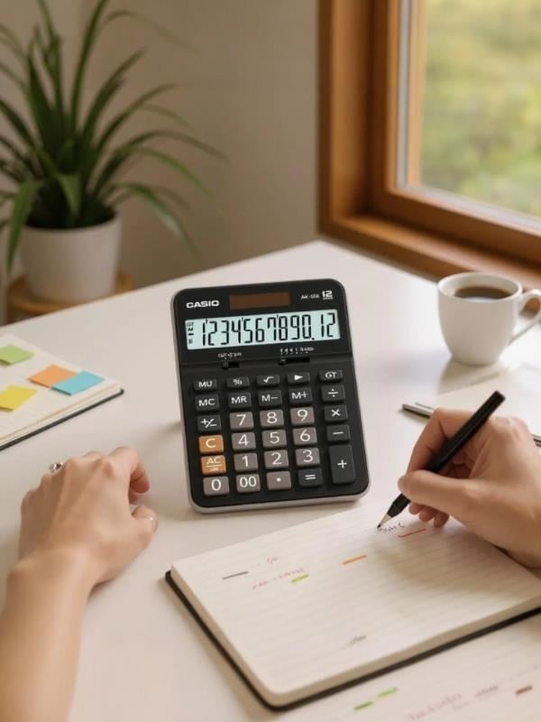 Casio AX-12B 12 Hane Masa Üstü Hesap Makinesi