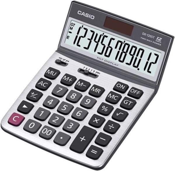 Casio DX-120ST 12 Haneli Masaüstü Hesap Makinesi Oynar Başlıklı
