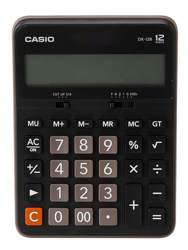 Casio DX-12B 12 Hane Masa Üstü Hesap Makinesi