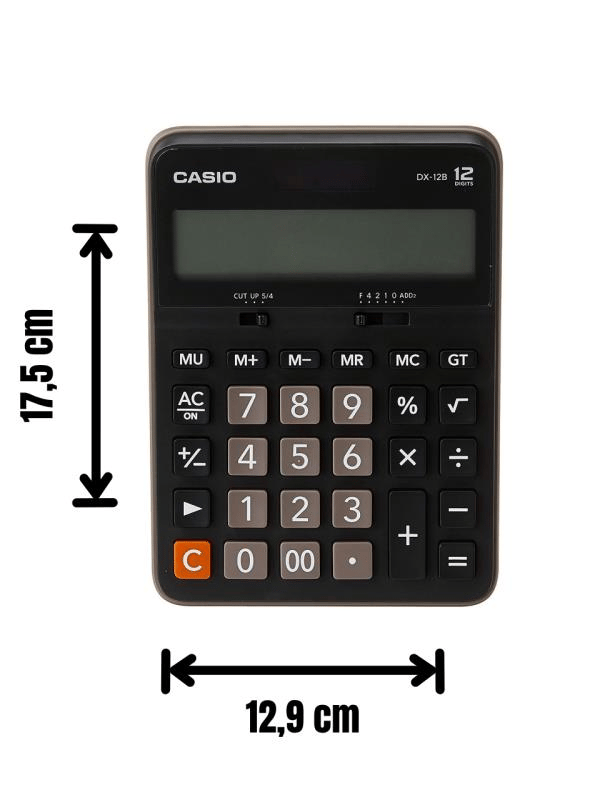 Casio DX-12B 12 Hane Masa Üstü Hesap Makinesi