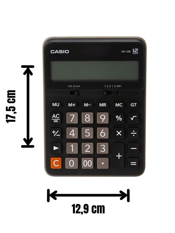 Casio DX-12B 12 Hane Masa Üstü Hesap Makinesi