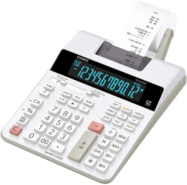 Casio FR-2650RC 12 Hane Şeritli Hesap Makinesi