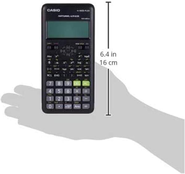 Casio FX-82ES Plus Siyah Bilimsel Fonksiyonlu Hesap Makinesi 2.Versiyon