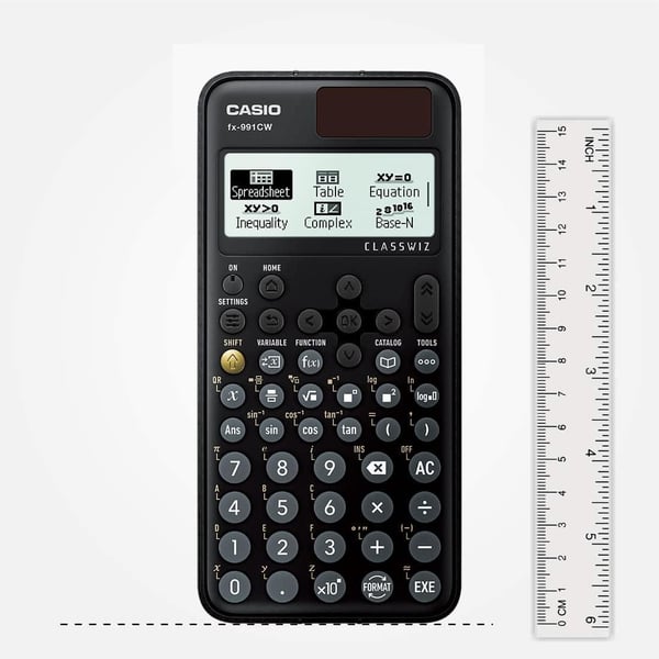 Casio FX-991CW-W-DT ClassWiz Bilimsel Hesap Makinesi – 4 Kat Yüksek Çözünürlüklü Ekran, QR Kod Destekli, Gelişmiş Fonksiyonlar