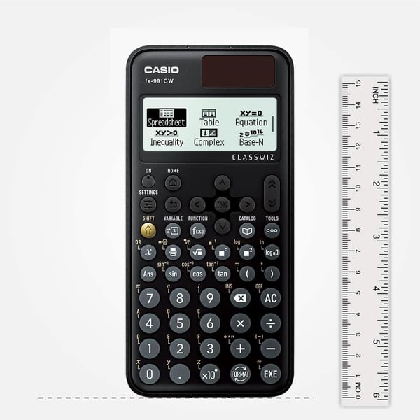 Casio FX-991CW-W-DT ClassWiz Bilimsel Hesap Makinesi – 4 Kat Yüksek Çözünürlüklü Ekran, QR Kod Destekli, Gelişmiş Fonksiyonlar