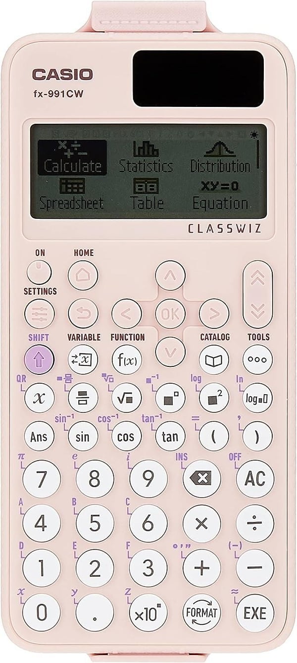 Casio FX-991CW-W-DT ClassWiz Pembe Bilimsel Fonksiyonlu Hesap Makinesi
