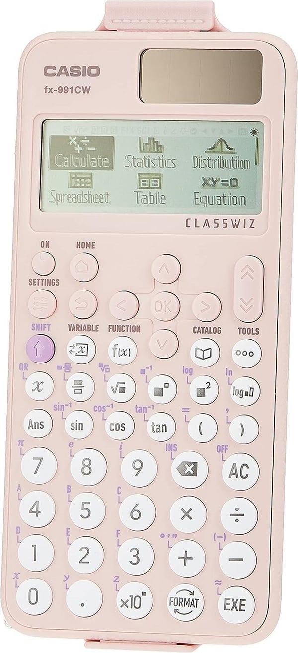Casio FX-991CW-W-DT ClassWiz Pembe Bilimsel Fonksiyonlu Hesap Makinesi
