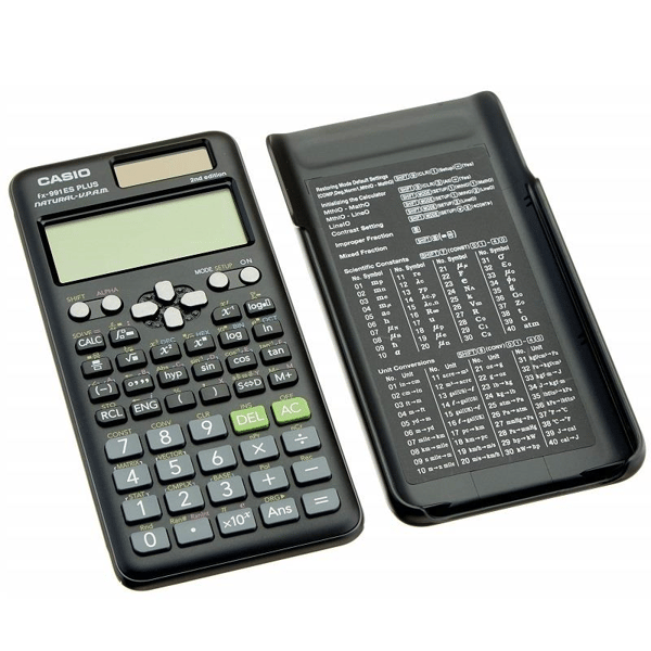 Casio FX-991ES PLUS 2nd Edition Bilimsel Hesap Makinesi – 417 Fonksiyonlu, Güneş Enerjili ve Pil Destekli - Siyah