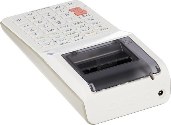 Casio HR-8RC Portable Şeritli Hesap Makinesi – 12 Haneli, Yazıcılı, Döviz ve Vergi Hesaplama Özellikli