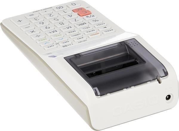 Casio HR-8RC Portable Şeritli Hesap Makinesi – 12 Haneli, Yazıcılı, Döviz ve Vergi Hesaplama Özellikli